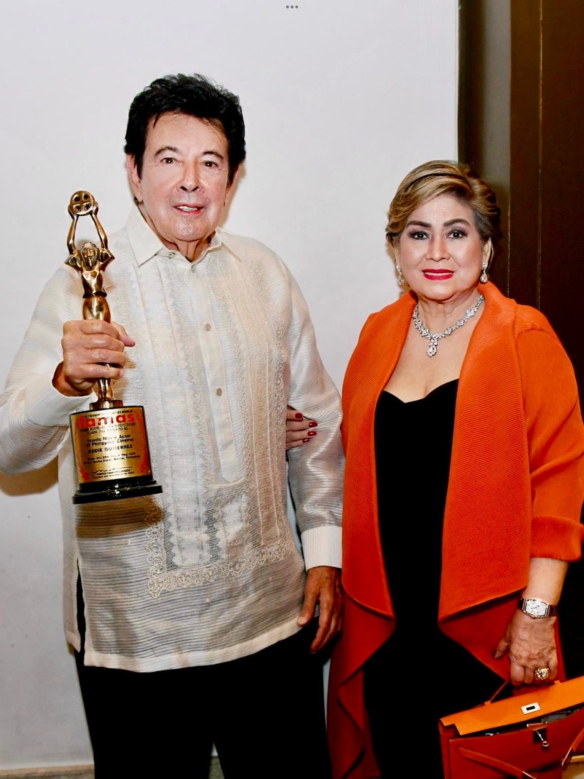 Eddie Gutierrez and Annabelle Rama.